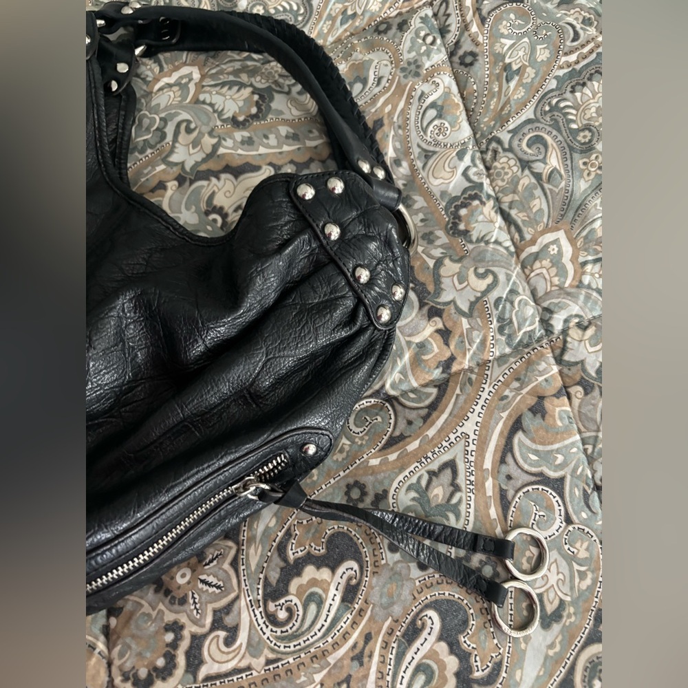 B Makowsky black hobo style bag - Picture 3 of 8